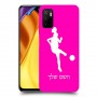 כדורגל - אישה כיסוי מגן קשיח בעיצוב אישי עם השם שלך ל Xiaomi Poco M3 Pro 5G יחידה אחת סקרין מובייל