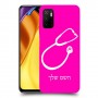 רופא סטטוסקופ כיסוי מגן קשיח בעיצוב אישי עם השם שלך ל Xiaomi Poco M3 Pro 5G יחידה אחת סקרין מובייל