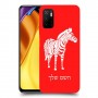 זברה כיסוי מגן קשיח בעיצוב אישי עם השם שלך ל Xiaomi Poco M3 Pro 5G יחידה אחת סקרין מובייל
