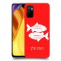 דגים כיסוי מגן קשיח בעיצוב אישי עם השם שלך ל Xiaomi Poco M3 Pro 5G יחידה אחת סקרין מובייל