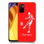 שחקן כדורגל כיסוי מגן קשיח בעיצוב אישי עם השם שלך ל Xiaomi Poco M3 Pro 5G יחידה אחת סקרין מובייל