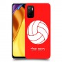 כדורעף - כדור כיסוי מגן קשיח בעיצוב אישי עם השם שלך ל Xiaomi Poco M3 Pro 5G יחידה אחת סקרין מובייל