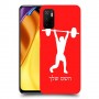 הרמת משקולות כיסוי מגן קשיח בעיצוב אישי עם השם שלך ל Xiaomi Poco M3 Pro 5G יחידה אחת סקרין מובייל