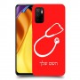 רופא סטטוסקופ כיסוי מגן קשיח בעיצוב אישי עם השם שלך ל Xiaomi Poco M3 Pro 5G יחידה אחת סקרין מובייל