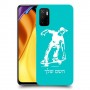 ילד סקייטבורד כיסוי מגן קשיח בעיצוב אישי עם השם שלך ל Xiaomi Poco M3 Pro 5G יחידה אחת סקרין מובייל