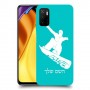 סנובורד כיסוי מגן קשיח בעיצוב אישי עם השם שלך ל Xiaomi Poco M3 Pro 5G יחידה אחת סקרין מובייל