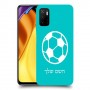 כדורגל - כדור כיסוי מגן קשיח בעיצוב אישי עם השם שלך ל Xiaomi Poco M3 Pro 5G יחידה אחת סקרין מובייל