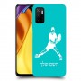 שחקן טניס כיסוי מגן קשיח בעיצוב אישי עם השם שלך ל Xiaomi Poco M3 Pro 5G יחידה אחת סקרין מובייל