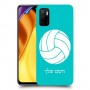 כדורעף - כדור כיסוי מגן קשיח בעיצוב אישי עם השם שלך ל Xiaomi Poco M3 Pro 5G יחידה אחת סקרין מובייל
