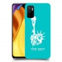 פסל החירות כיסוי מגן קשיח בעיצוב אישי עם השם שלך ל Xiaomi Poco M3 Pro 5G יחידה אחת סקרין מובייל