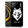 זאב כיסוי מגן קשיח בעיצוב אישי עם השם שלך ל Xiaomi Poco M3 יחידה אחת סקרין מובייל
