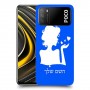אישה אהבה כיסוי מגן קשיח בעיצוב אישי עם השם שלך ל Xiaomi Poco M3 יחידה אחת סקרין מובייל