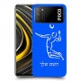 שחקן כדורעף כיסוי מגן קשיח בעיצוב אישי עם השם שלך ל Xiaomi Poco M3 יחידה אחת סקרין מובייל