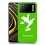 צפרדע טרופית כיסוי מגן קשיח בעיצוב אישי עם השם שלך ל Xiaomi Poco M3 יחידה אחת סקרין מובייל