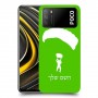 צניחה חופשית כיסוי מגן קשיח בעיצוב אישי עם השם שלך ל Xiaomi Poco M3 יחידה אחת סקרין מובייל