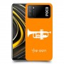 חצוצרה כיסוי מגן קשיח בעיצוב אישי עם השם שלך ל Xiaomi Poco M3 יחידה אחת סקרין מובייל