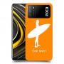 גלישה כיסוי מגן קשיח בעיצוב אישי עם השם שלך ל Xiaomi Poco M3 יחידה אחת סקרין מובייל