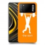הרמת משקולות כיסוי מגן קשיח בעיצוב אישי עם השם שלך ל Xiaomi Poco M3 יחידה אחת סקרין מובייל
