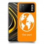 עולם כיסוי מגן קשיח בעיצוב אישי עם השם שלך ל Xiaomi Poco M3 יחידה אחת סקרין מובייל