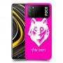 זאב כיסוי מגן קשיח בעיצוב אישי עם השם שלך ל Xiaomi Poco M3 יחידה אחת סקרין מובייל