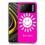 שמש כיסוי מגן קשיח בעיצוב אישי עם השם שלך ל Xiaomi Poco M3 יחידה אחת סקרין מובייל