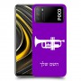 חצוצרה כיסוי מגן קשיח בעיצוב אישי עם השם שלך ל Xiaomi Poco M3 יחידה אחת סקרין מובייל