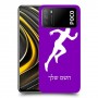 רץ כיסוי מגן קשיח בעיצוב אישי עם השם שלך ל Xiaomi Poco M3 יחידה אחת סקרין מובייל