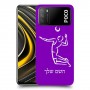 שחקן כדורעף כיסוי מגן קשיח בעיצוב אישי עם השם שלך ל Xiaomi Poco M3 יחידה אחת סקרין מובייל