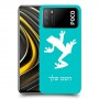 צפרדע טרופית כיסוי מגן קשיח בעיצוב אישי עם השם שלך ל Xiaomi Poco M3 יחידה אחת סקרין מובייל