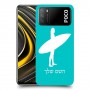 גלישה כיסוי מגן קשיח בעיצוב אישי עם השם שלך ל Xiaomi Poco M3 יחידה אחת סקרין מובייל