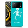 שלד כיסוי מגן קשיח בעיצוב אישי עם השם שלך ל Xiaomi Poco M3 יחידה אחת סקרין מובייל