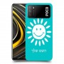 שמש כיסוי מגן קשיח בעיצוב אישי עם השם שלך ל Xiaomi Poco M3 יחידה אחת סקרין מובייל