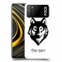 זאב כיסוי מגן קשיח בעיצוב אישי עם השם שלך ל Xiaomi Poco M3 יחידה אחת סקרין מובייל