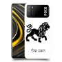 אריה כיסוי מגן קשיח בעיצוב אישי עם השם שלך ל Xiaomi Poco M3 יחידה אחת סקרין מובייל