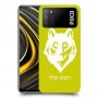 זאב כיסוי מגן קשיח בעיצוב אישי עם השם שלך ל Xiaomi Poco M3 יחידה אחת סקרין מובייל