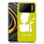 אישה אהבה כיסוי מגן קשיח בעיצוב אישי עם השם שלך ל Xiaomi Poco M3 יחידה אחת סקרין מובייל
