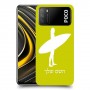 גלישה כיסוי מגן קשיח בעיצוב אישי עם השם שלך ל Xiaomi Poco M3 יחידה אחת סקרין מובייל