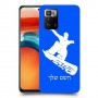 סנובורד כיסוי מגן קשיח בעיצוב אישי עם השם שלך ל Xiaomi Poco X3 GT יחידה אחת סקרין מובייל