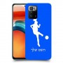 כדורגל - אישה כיסוי מגן קשיח בעיצוב אישי עם השם שלך ל Xiaomi Poco X3 GT יחידה אחת סקרין מובייל