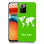 מפת העולם כיסוי מגן קשיח בעיצוב אישי עם השם שלך ל Xiaomi Poco X3 GT יחידה אחת סקרין מובייל