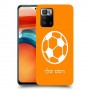 כדורגל - כדור כיסוי מגן קשיח בעיצוב אישי עם השם שלך ל Xiaomi Poco X3 GT יחידה אחת סקרין מובייל