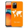 מפת העולם כיסוי מגן קשיח בעיצוב אישי עם השם שלך ל Xiaomi Poco X3 GT יחידה אחת סקרין מובייל
