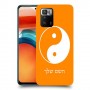 סמל יינג יאנג - סין כיסוי מגן קשיח בעיצוב אישי עם השם שלך ל Xiaomi Poco X3 GT יחידה אחת סקרין מובייל