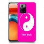 סמל יינג יאנג - סין כיסוי מגן קשיח בעיצוב אישי עם השם שלך ל Xiaomi Poco X3 GT יחידה אחת סקרין מובייל
