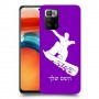 סנובורד כיסוי מגן קשיח בעיצוב אישי עם השם שלך ל Xiaomi Poco X3 GT יחידה אחת סקרין מובייל