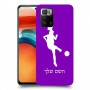 כדורגל - אישה כיסוי מגן קשיח בעיצוב אישי עם השם שלך ל Xiaomi Poco X3 GT יחידה אחת סקרין מובייל