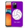 כדורעף - כדור כיסוי מגן קשיח בעיצוב אישי עם השם שלך ל Xiaomi Poco X3 GT יחידה אחת סקרין מובייל