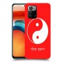 סמל יינג יאנג - סין כיסוי מגן קשיח בעיצוב אישי עם השם שלך ל Xiaomi Poco X3 GT יחידה אחת סקרין מובייל