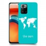 מפת העולם כיסוי מגן קשיח בעיצוב אישי עם השם שלך ל Xiaomi Poco X3 GT יחידה אחת סקרין מובייל