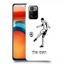 שחקן כדורגל כיסוי מגן קשיח בעיצוב אישי עם השם שלך ל Xiaomi Poco X3 GT יחידה אחת סקרין מובייל
